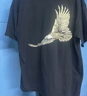 Vintage 90s Winston Cigarettes Graphic Pocket T-Shirt American Born Eagle